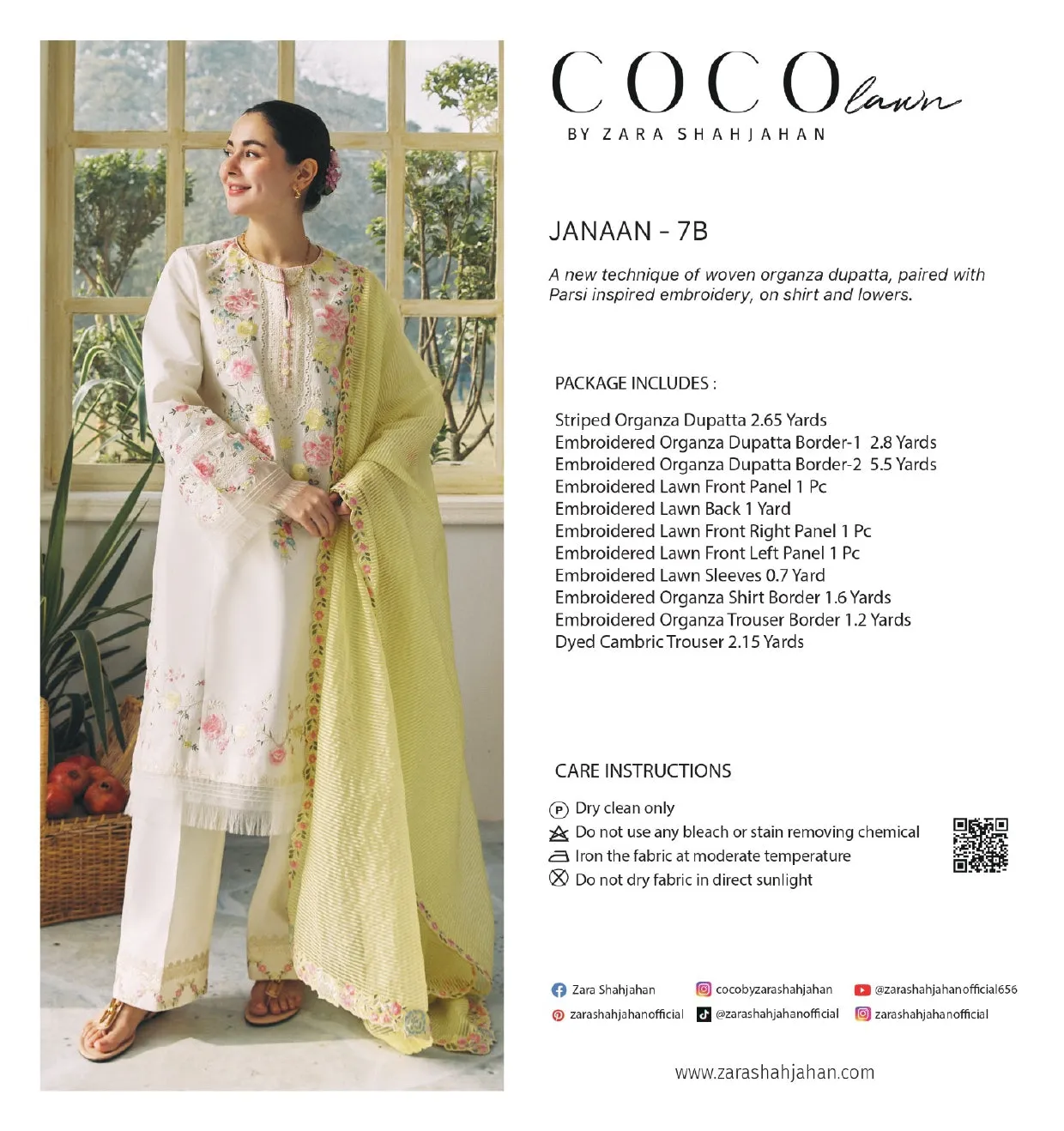 07B -JANAAN -  COCO LAWN UNSTITCHED 24