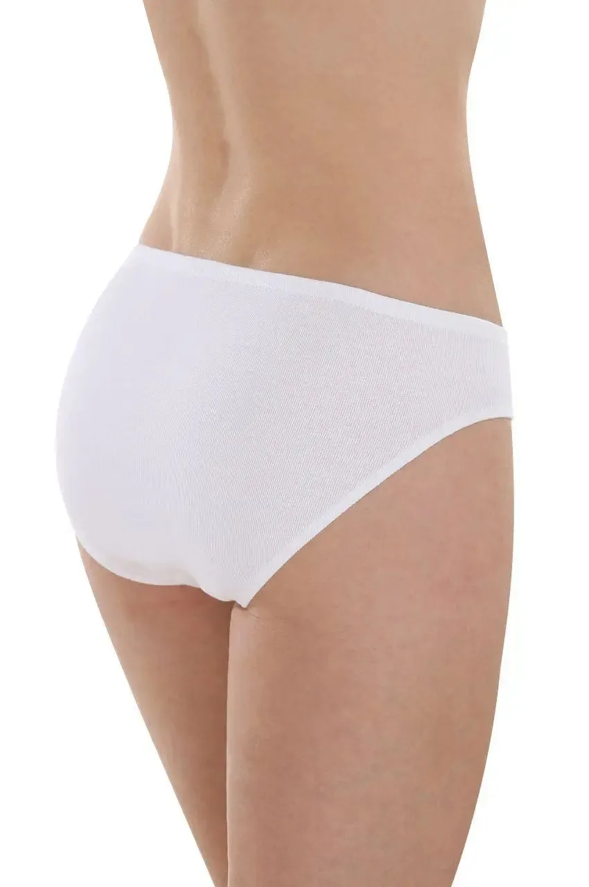 100% White Fair-trade Organic Cotton Mini Panty by Comazo