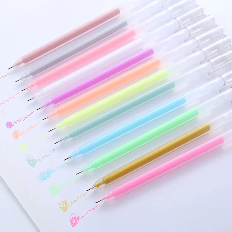 12 Pcs Kid's Stationery School Supplies Writing Tool Gel Pen 274003