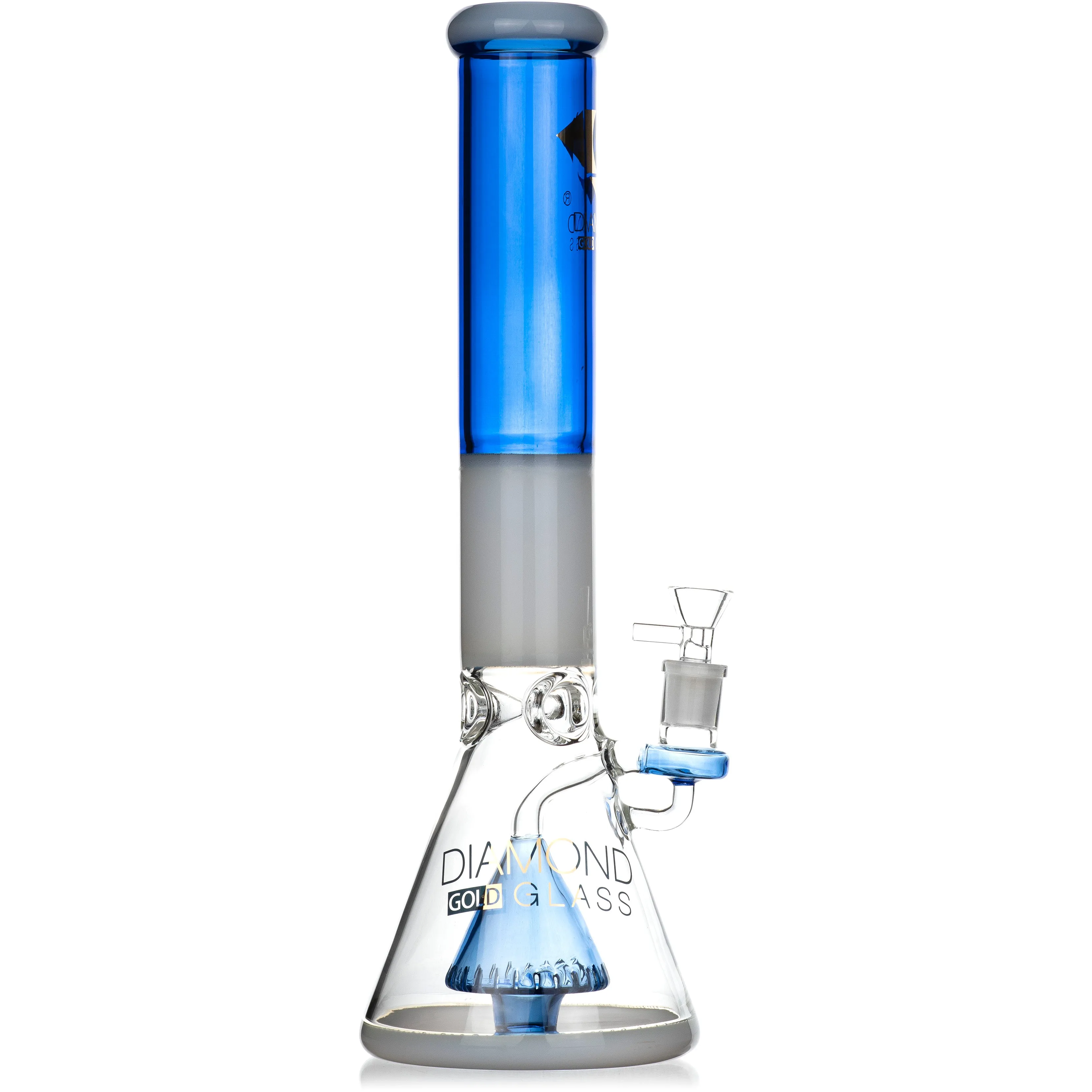 15 Inner Pyramid Perc Bong (Diamond Jubilee), by Diamond Glass