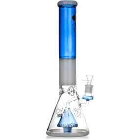 15 Inner Pyramid Perc Bong (Diamond Jubilee), by Diamond Glass