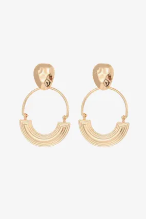 18K Gold-Plated Drop Earrings