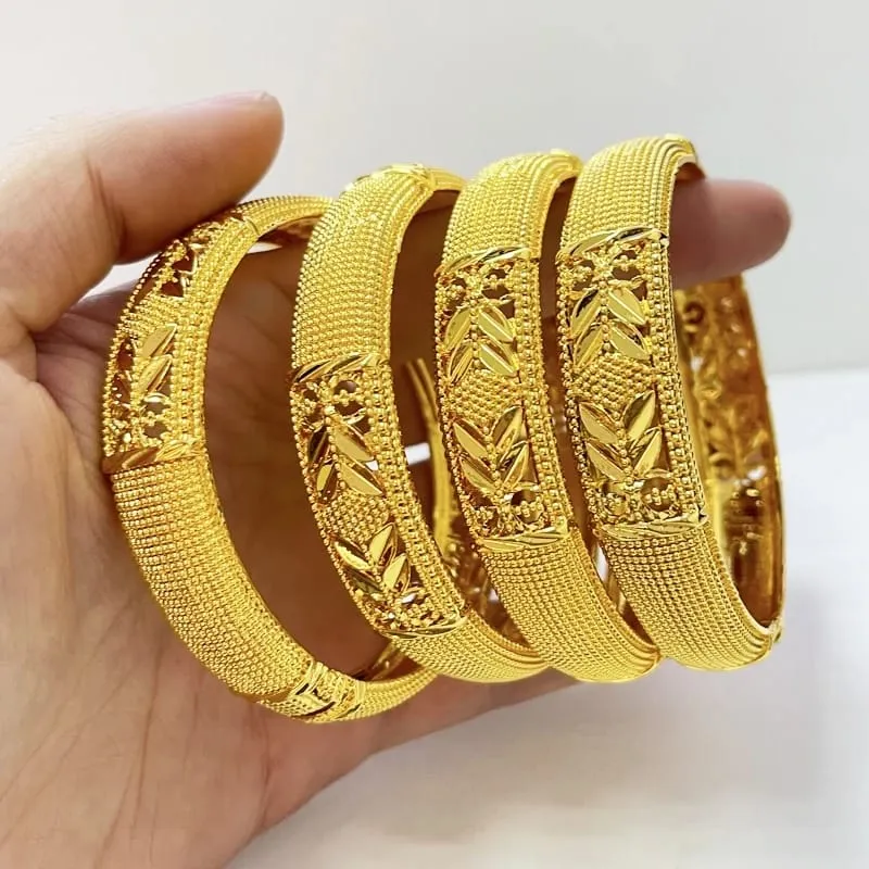 1PC Gold Color Bangles For Women Model-17