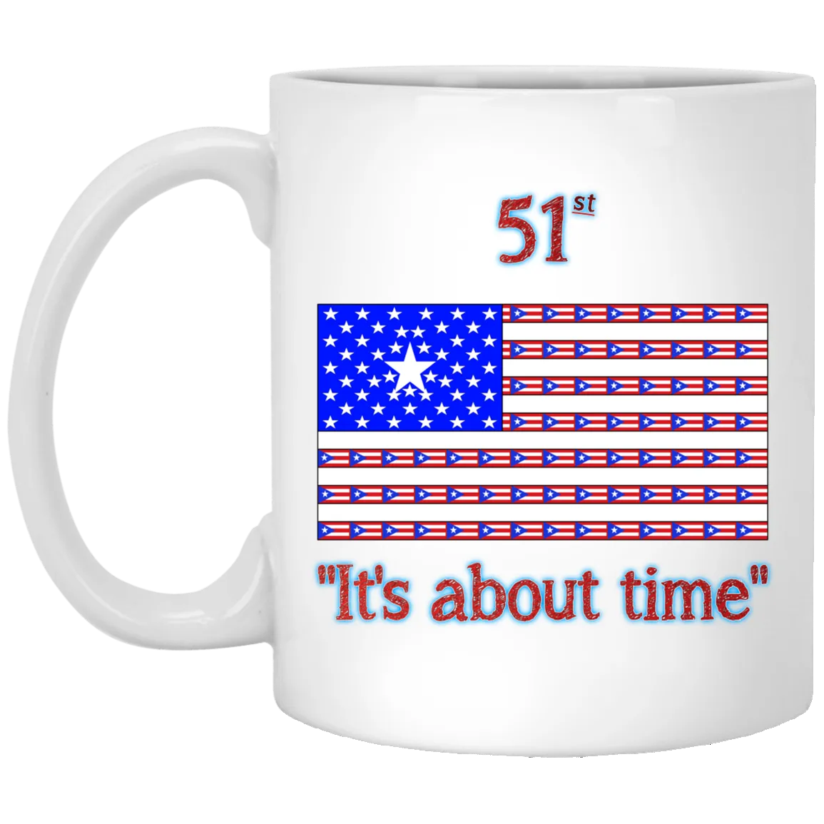 51st, It's About Time11 oz. White Mug