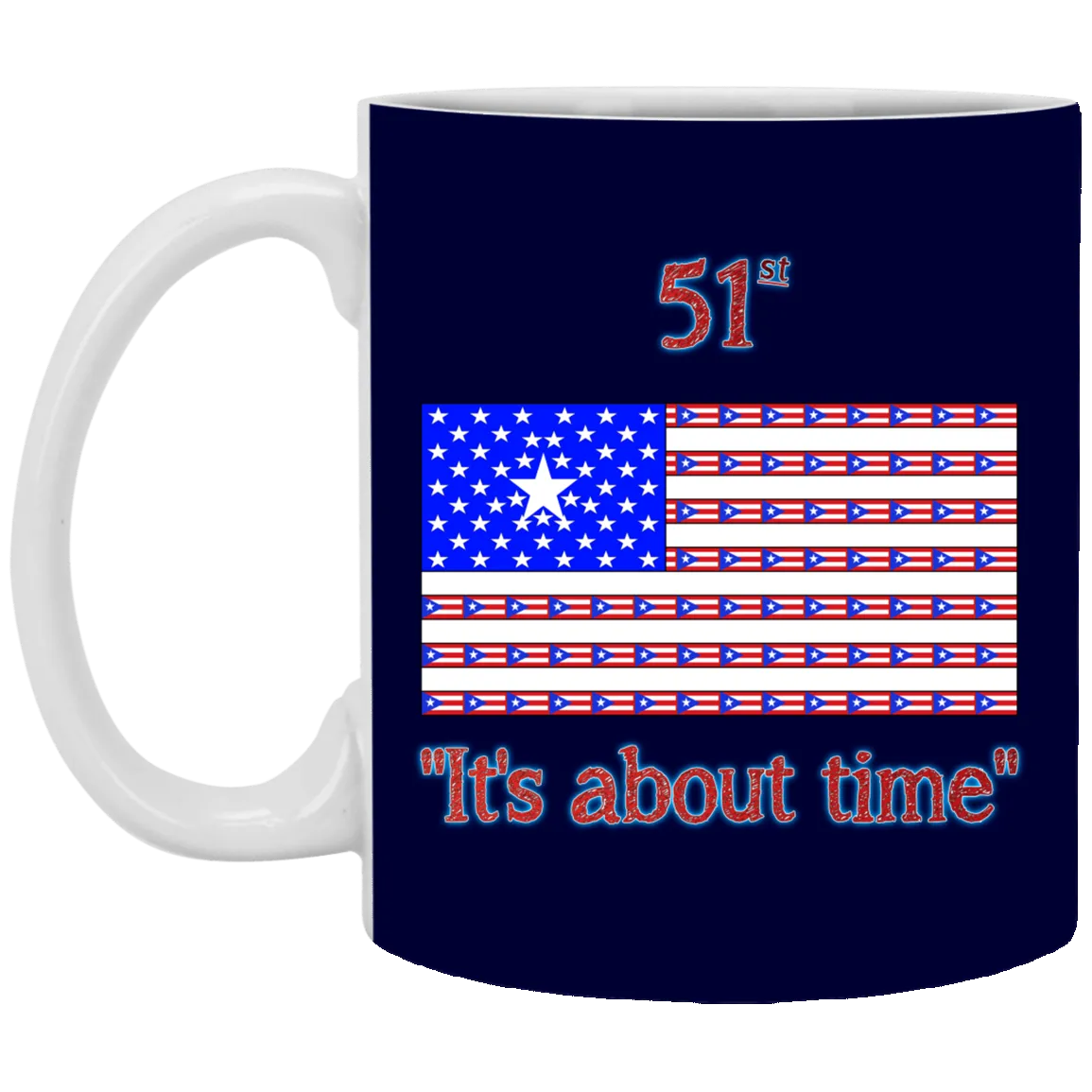 51st, It's About Time11 oz. White Mug