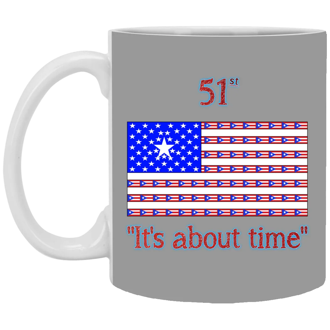 51st, It's About Time11 oz. White Mug