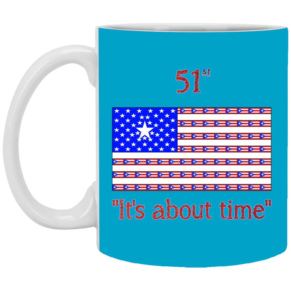 51st, It's About Time11 oz. White Mug