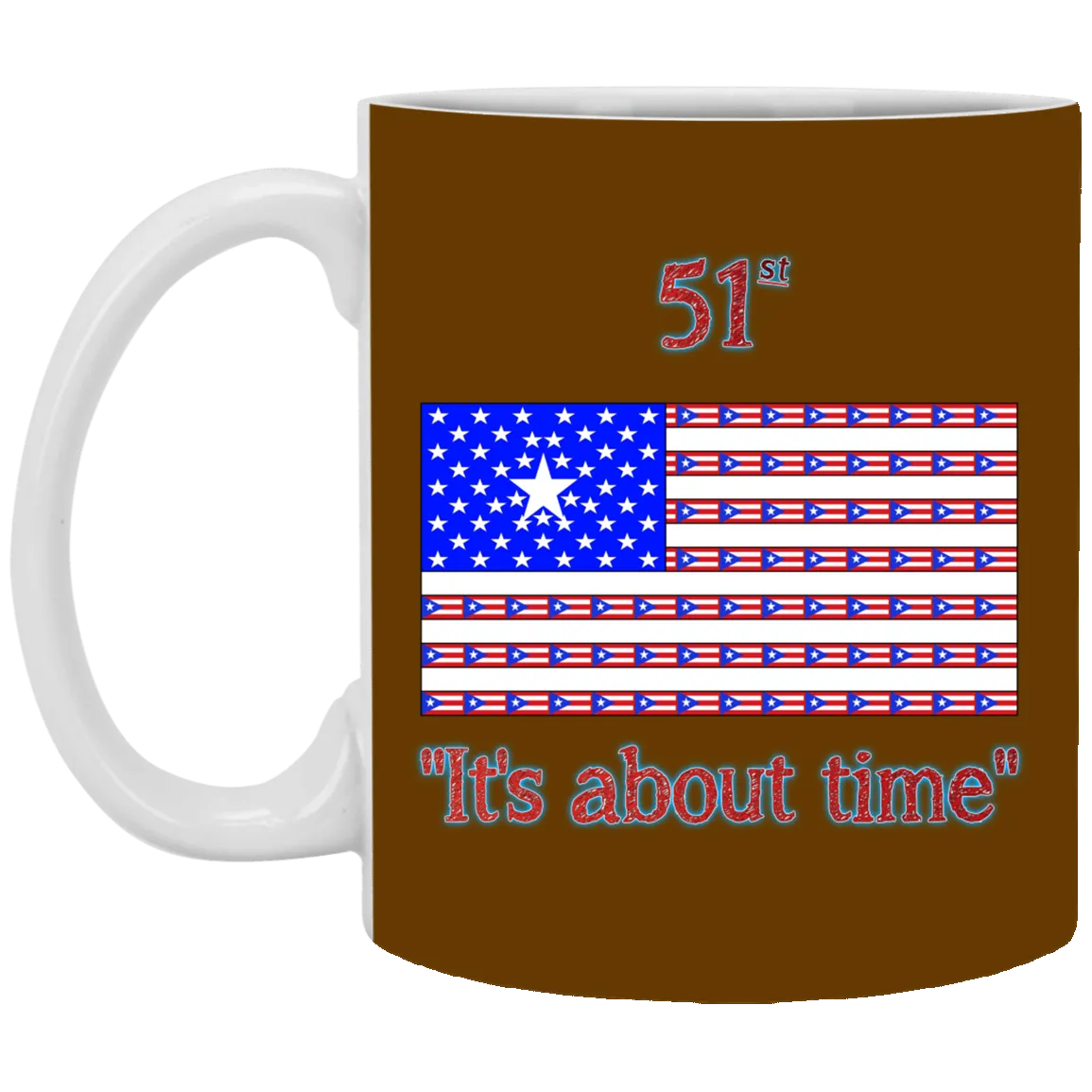 51st, It's About Time11 oz. White Mug