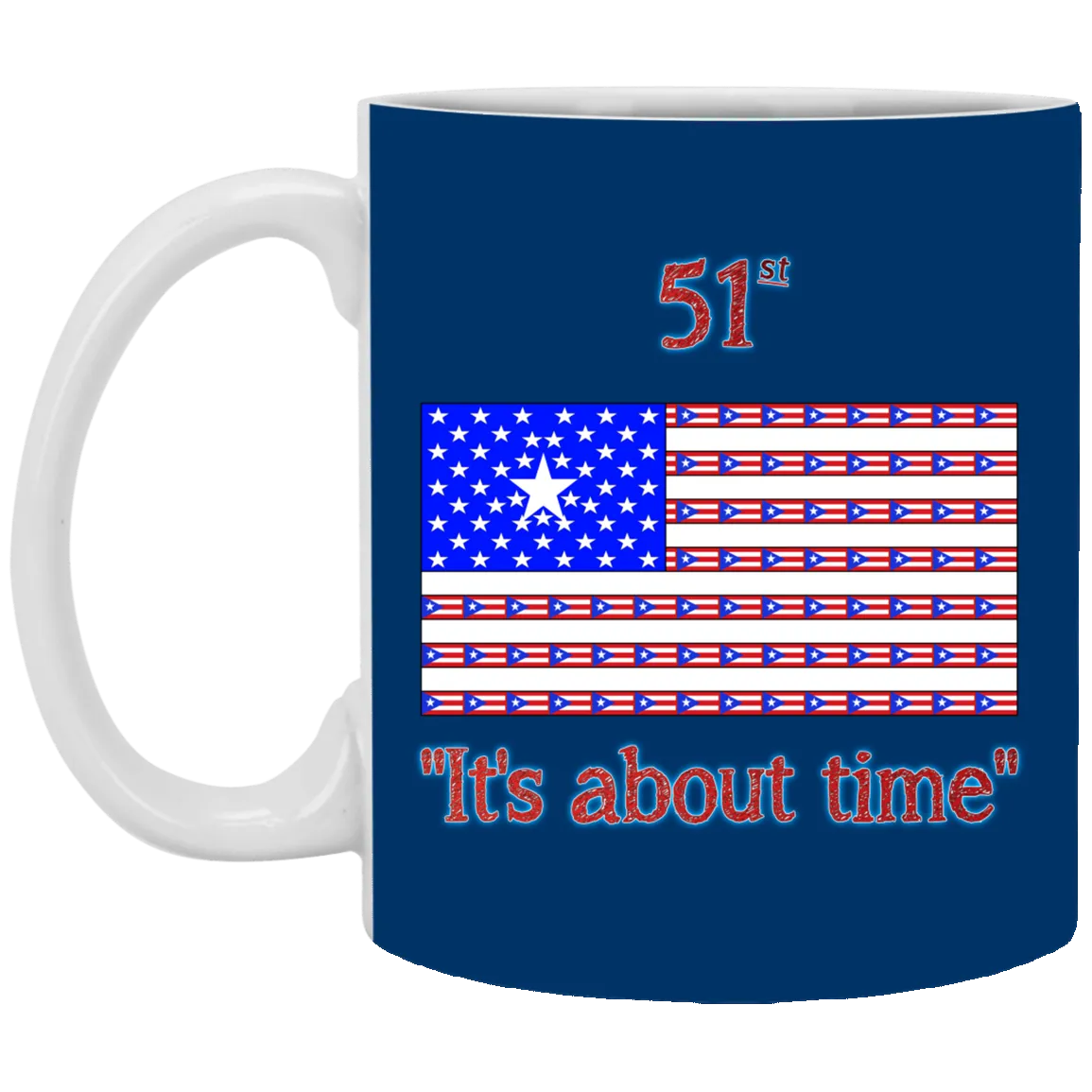 51st, It's About Time11 oz. White Mug