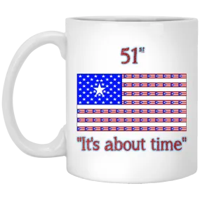 51st, It's About Time11 oz. White Mug