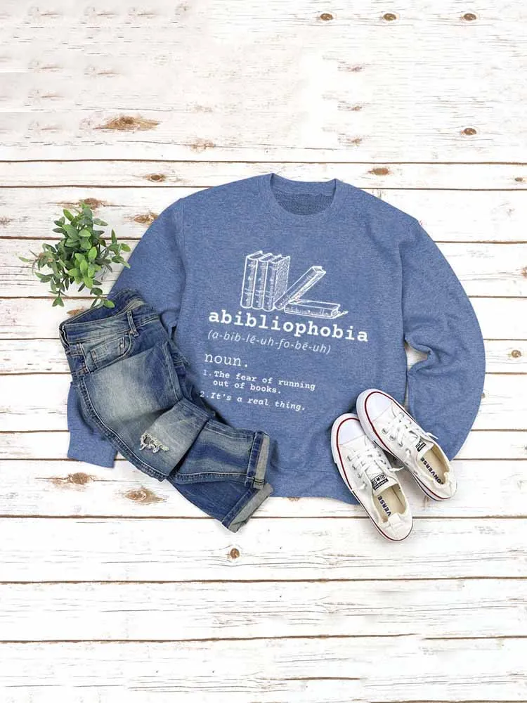 Abibliophobia Casual Sweatshirt