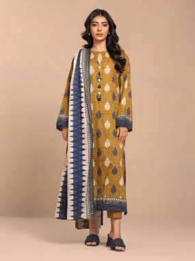 ACE Galleria Merak Printed Khaddar Unstitched 3Pc Suit A-WU3PMK23-22882