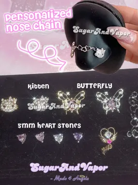 Aesthetic Personalized Nose Piercing Chain