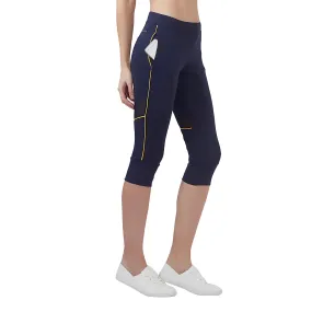 Align (Dual Pocket) Women 3/4TH LEGGING (Firm Waistband with hydro-dry Tech)