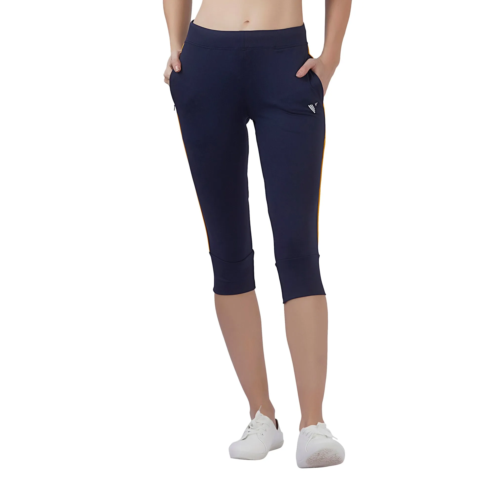 Align (Dual Pocket) Women 3/4TH LEGGING (Firm Waistband with hydro-dry Tech)