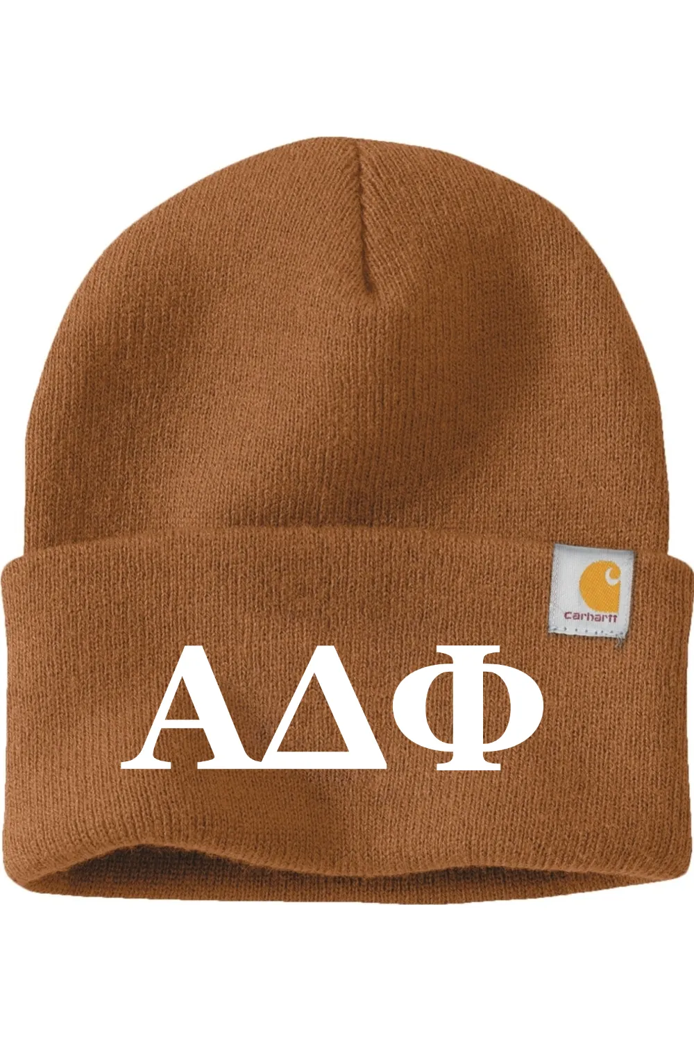 Alpha Delta Phi - Carhartt Watch Cap 2.0 - White Embroidered Letters