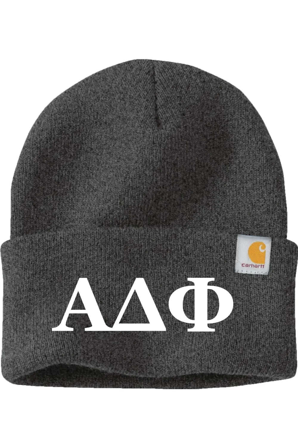 Alpha Delta Phi - Carhartt Watch Cap 2.0 - White Embroidered Letters