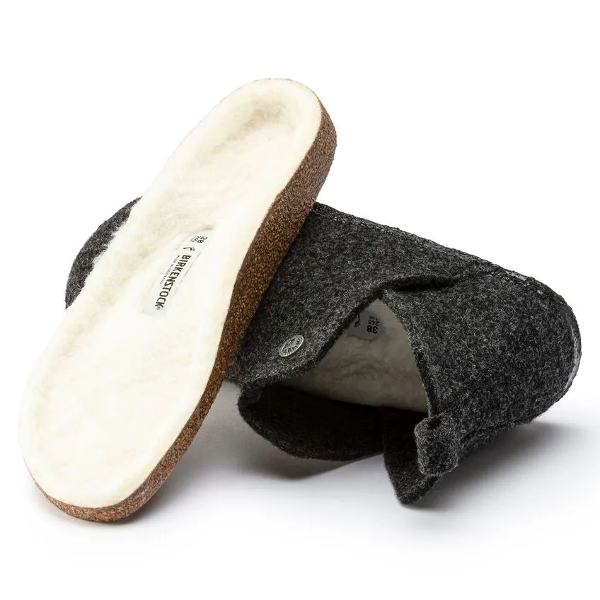 Andermatt Men's Shearling Slipper - Anthracite