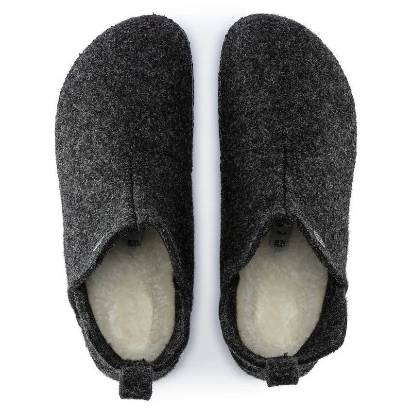 Andermatt Men's Shearling Slipper - Anthracite