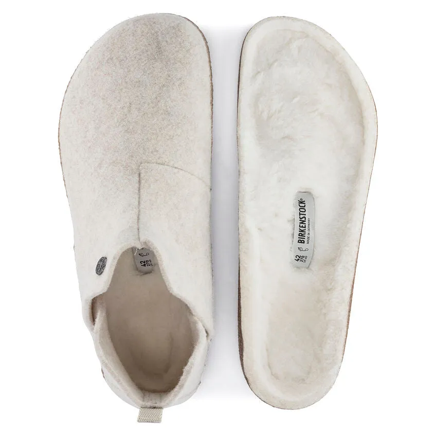 Andermatt Shearling Bootie Slipper - Ecru Wool