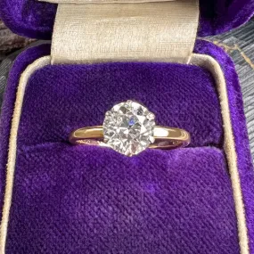 Antique Tiffany & Co Engagement Ring, Old Euro. 0.88ct., 1911