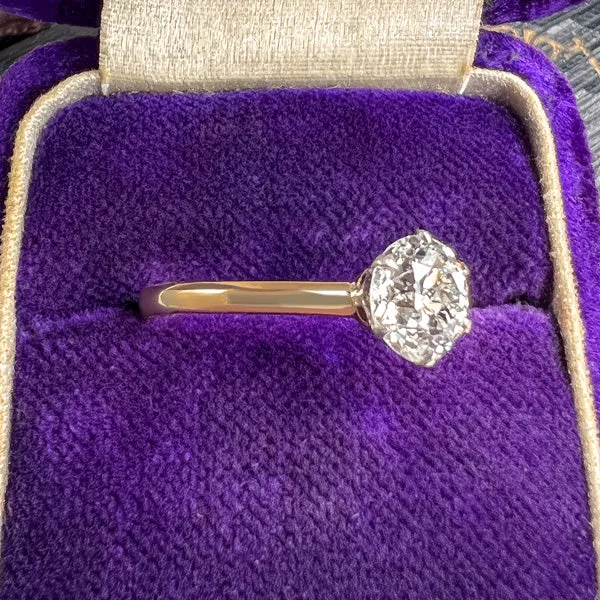 Antique Tiffany & Co Engagement Ring, Old Euro. 0.88ct., 1911