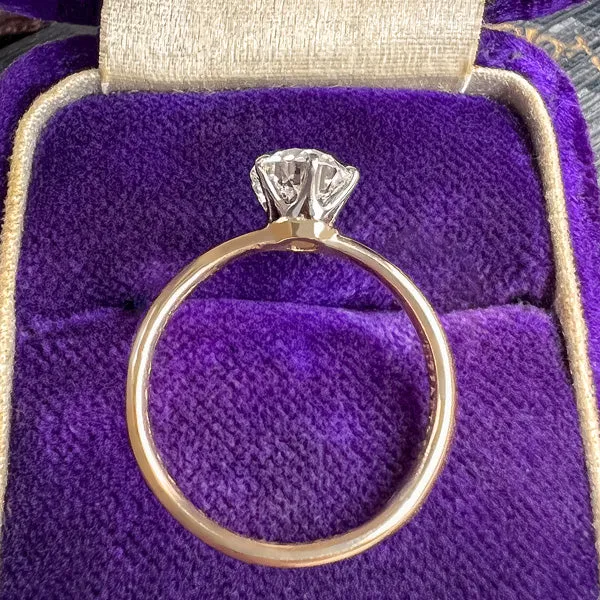 Antique Tiffany & Co Engagement Ring, Old Euro. 0.88ct., 1911