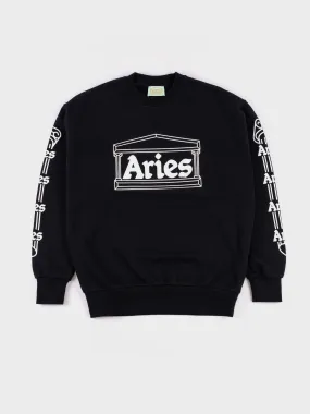 Aries Temple Sweat - Black