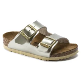 Arizona Kid's BirkoFlor Sandal - Electric Metallic Gold