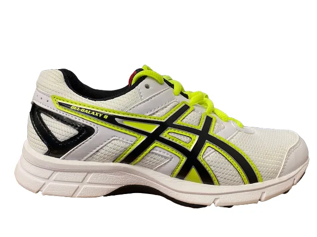 Asics Gel Galaxy 8 C520N 0107 boys' running shoe white yellow black