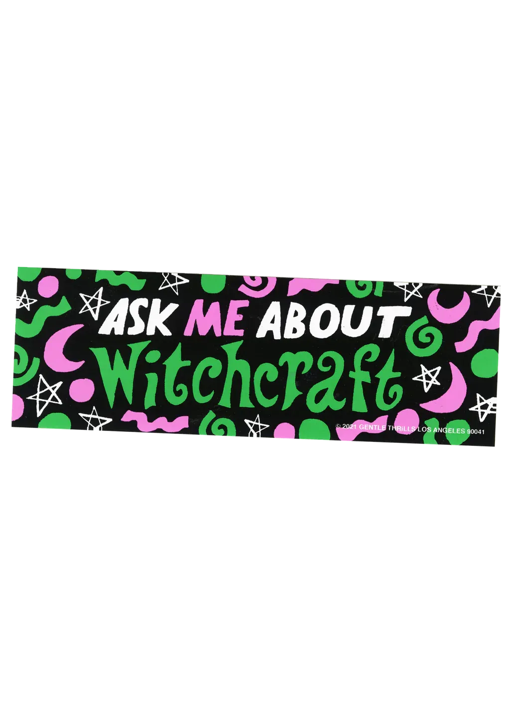 Ask Me About Witchcraft Bumper Sticker