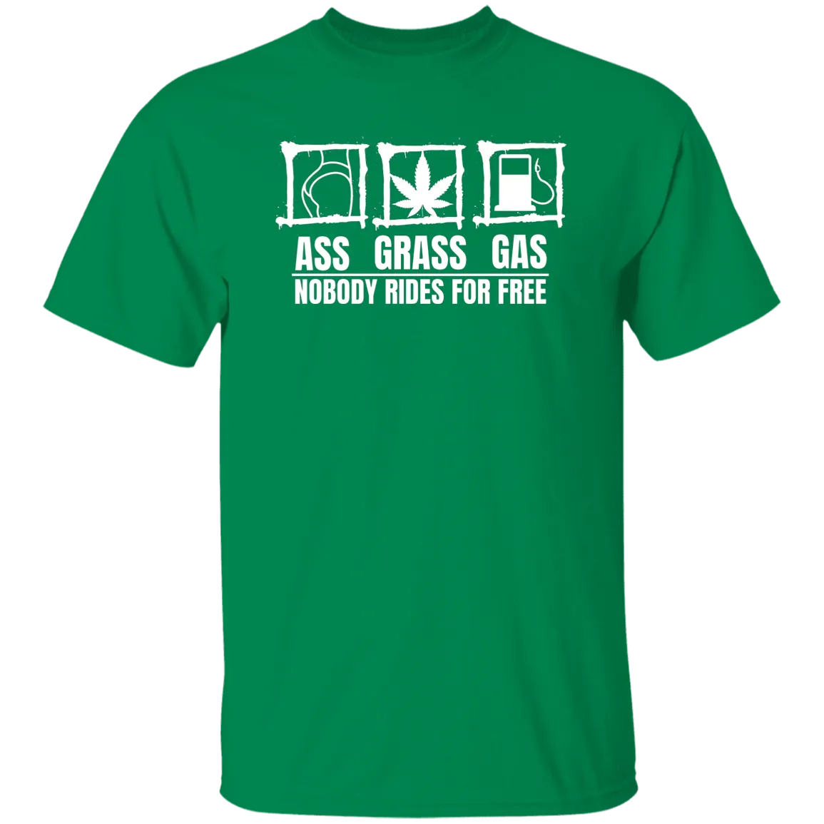 Ass Grass Gas /Black T-Shirt