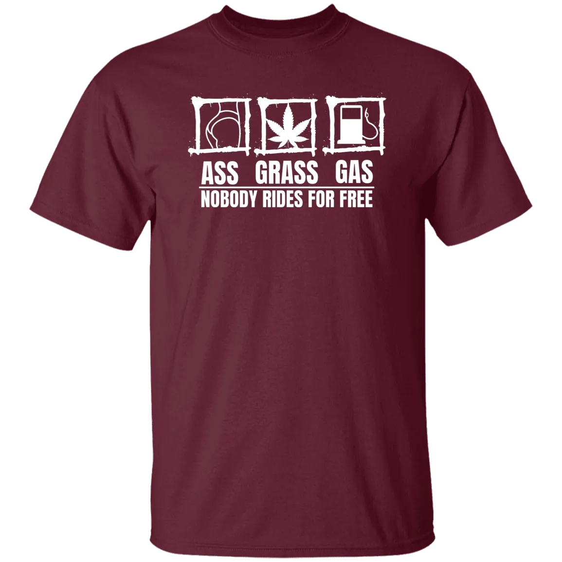 Ass Grass Gas /Black T-Shirt