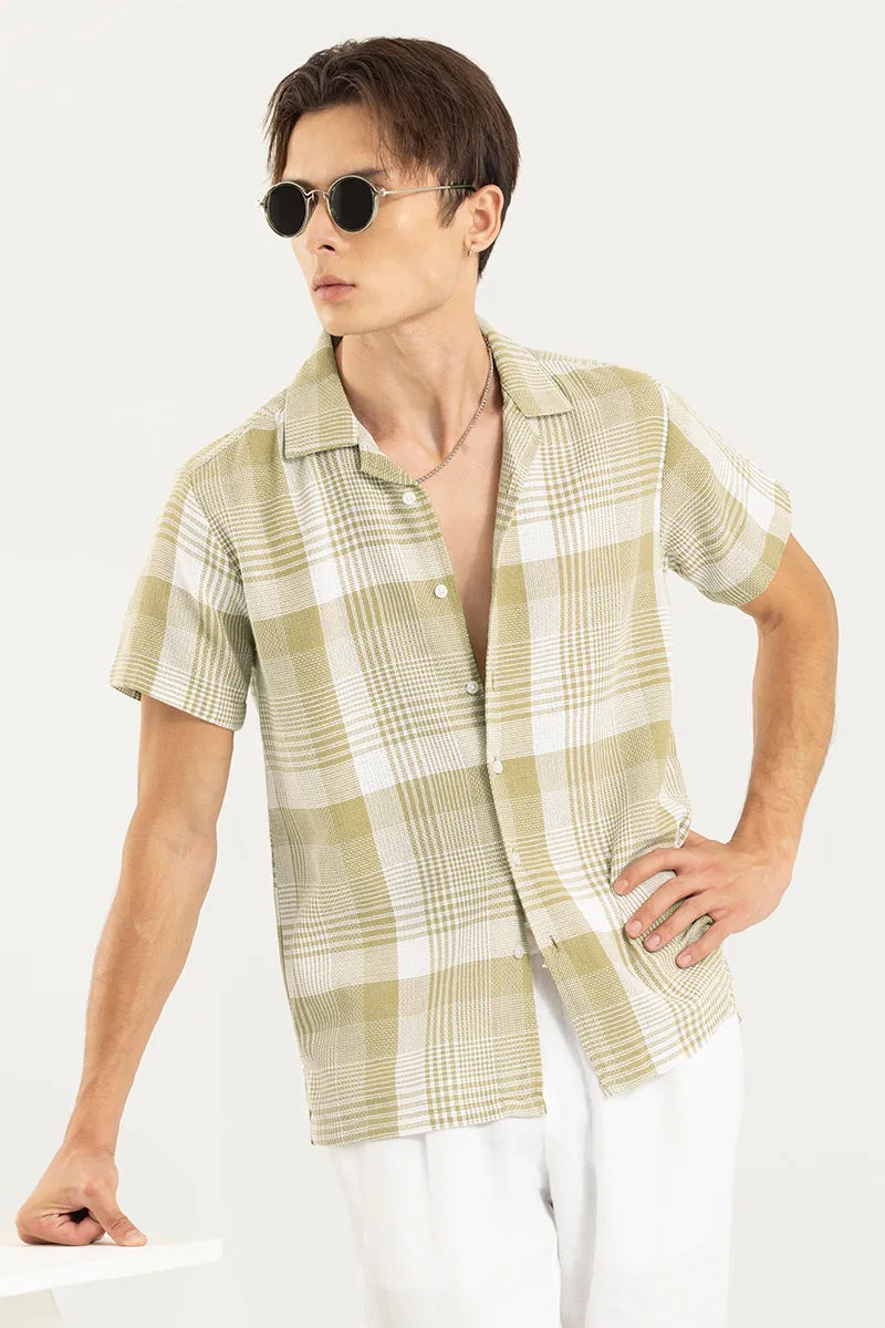 Astral Weave Check Beige Shirt