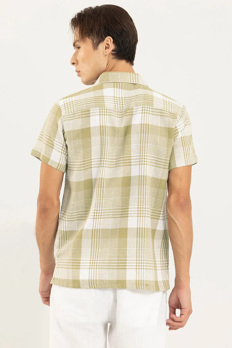 Astral Weave Check Beige Shirt