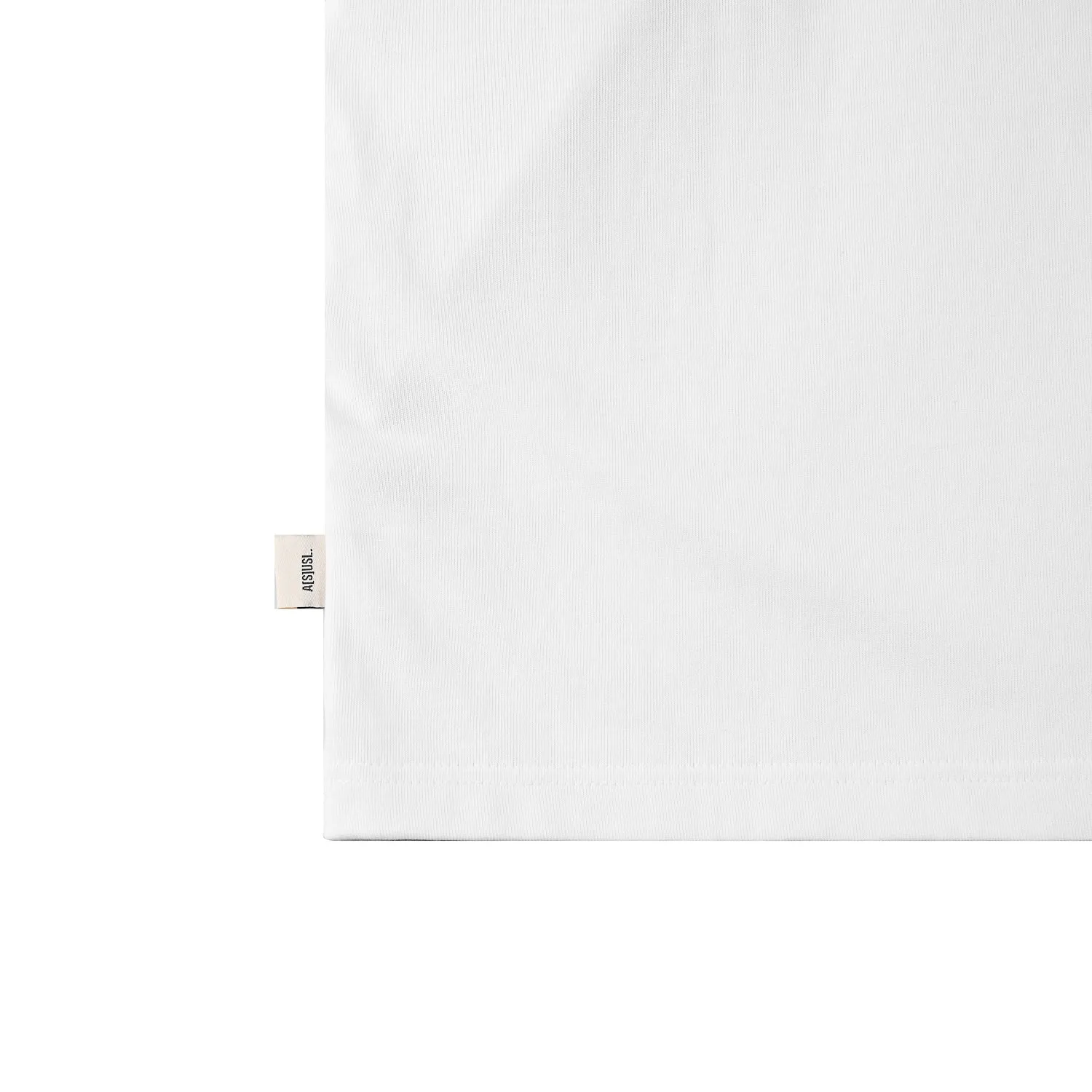 A[S]USL REFLECTIVE LOGO LONG TEE-WHITE