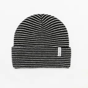 AUTUMN Stripe Youth Beanie Black