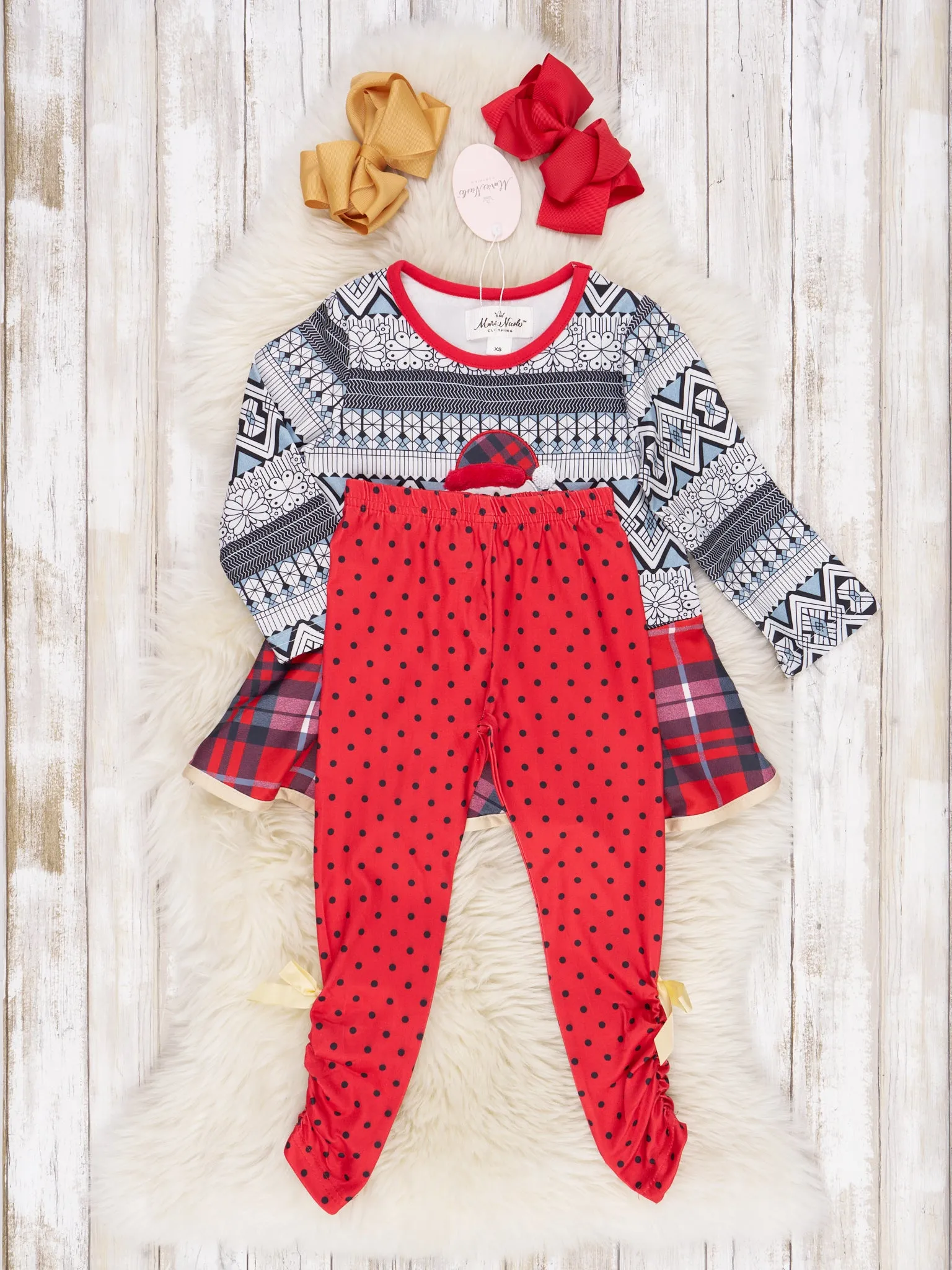 Aztec Santa Ruffle Outfit