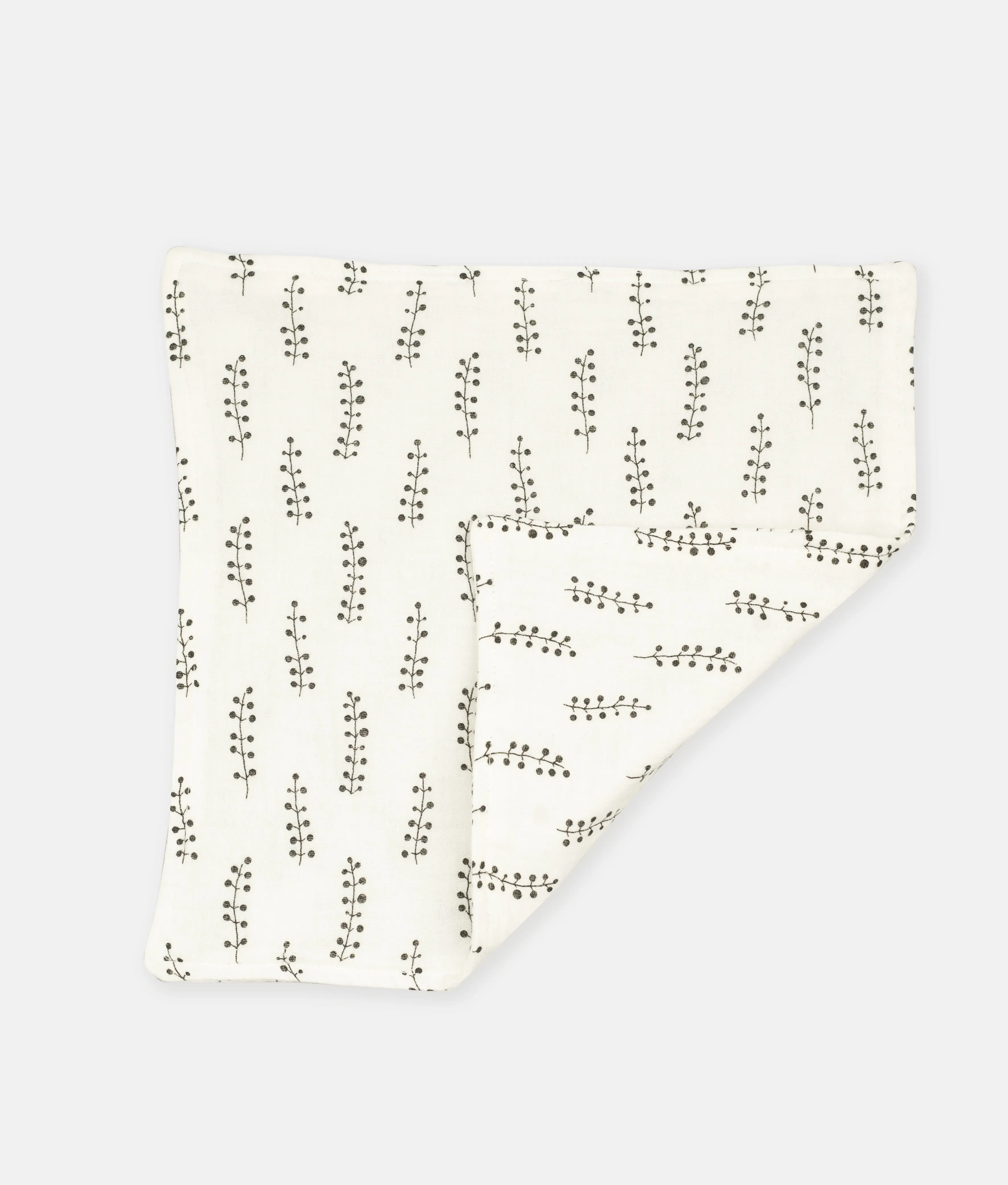 Baby Mouth Wipe - Black Twig Print