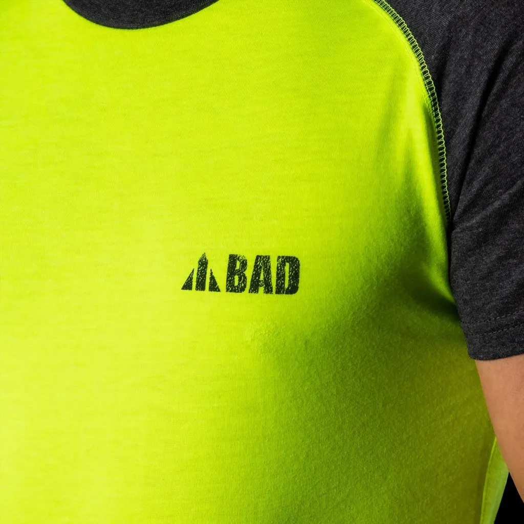 Bad Trademark Raglan Hi Vis S/S T-Shirt