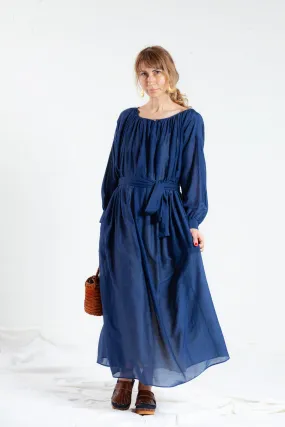 Balia 8.22 Blue Cotton Dress - ByAdushka