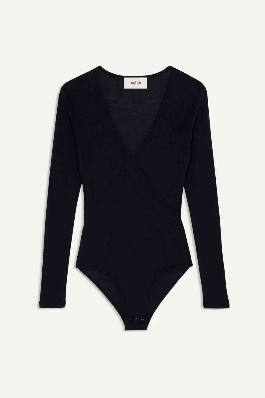 Bash Paris Celia Bodysuit in Noir