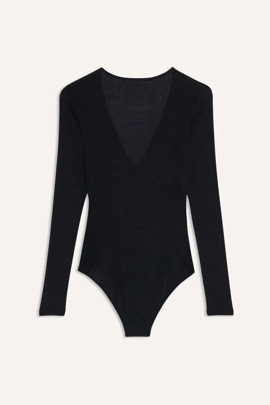 Bash Paris Celia Bodysuit in Noir