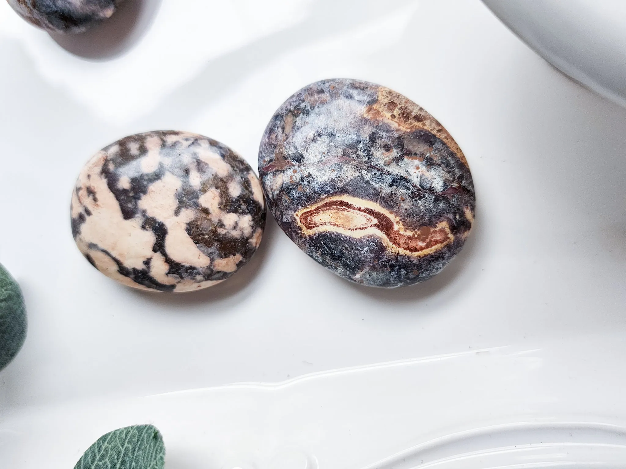 Batik Jasper Palm Stone