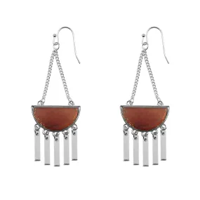 Bianca Collection - Silver Aragonite Earrings (Limited Edition)