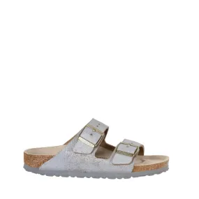 BIRKENSTOCK SANDALO ARIZONA 1008796 METALLIC BLU ARGENTO