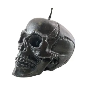 Black Skull Candle