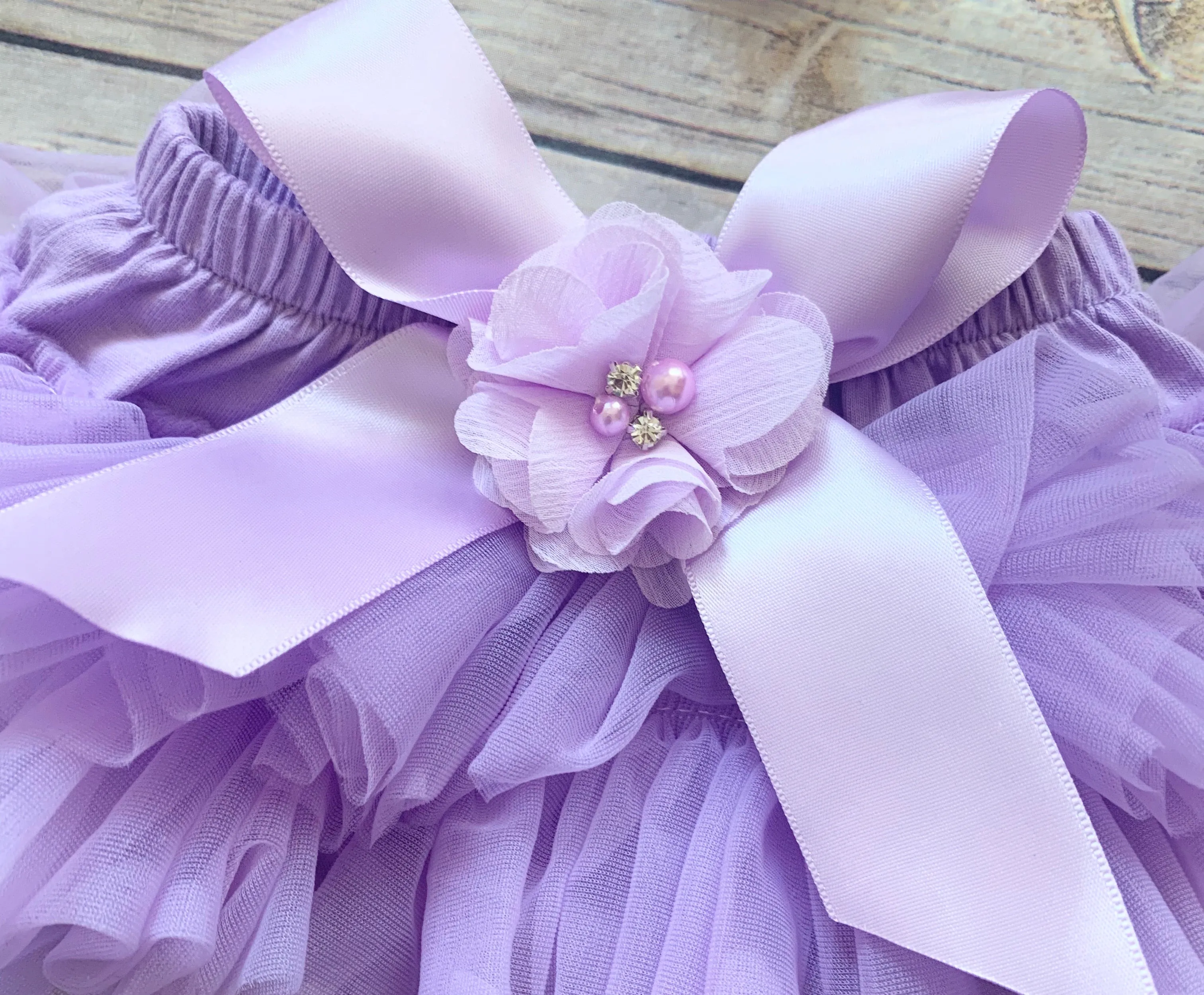 Bloomers/headband set lavender