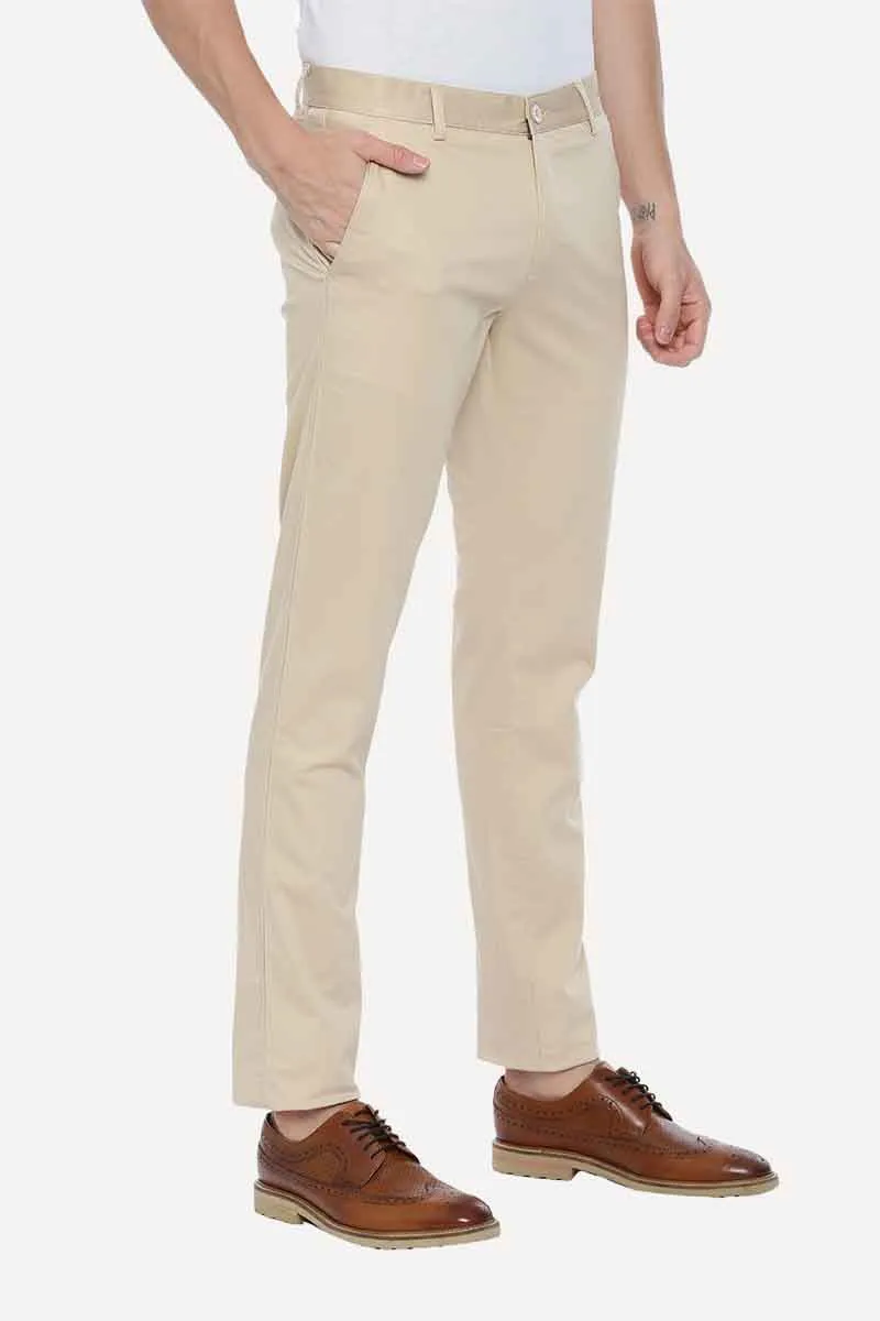 Bronx Chinos - Light Tan Trouser For Men | Ariser