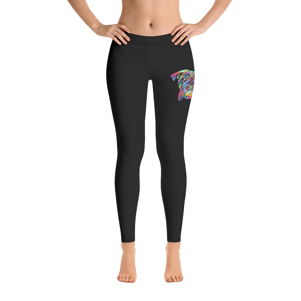 Bulldog Polygon Leggings